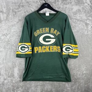 Vintage Green Bay Packers Shirt Jersey Blue Mens‎ Size XL 90s NFL Football USA